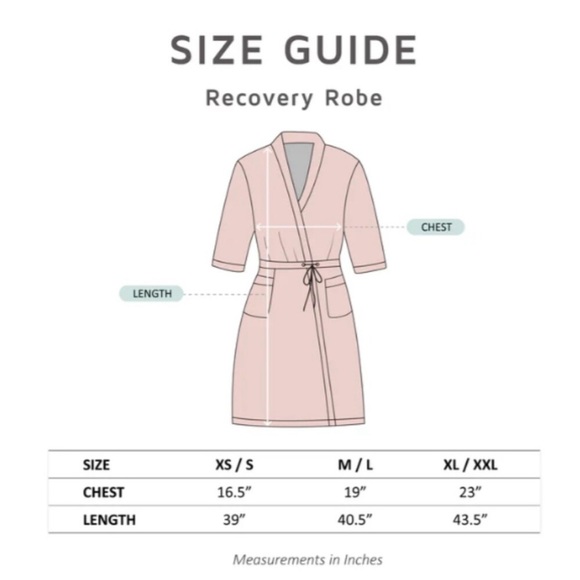 Gownies Nina post surgery recovery robe size small - Picture 6 of 14